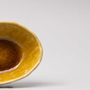 Bowl Oval 13cm Amane Amber Glaze