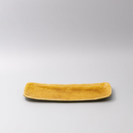 Plate Sashimi 31cm Amane Amber Glaze