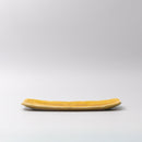 Plate Sashimi 31cm Amane Amber Glaze
