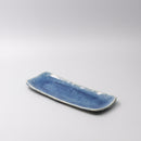 Plate Sashimi 31cm Amane Sapphire Glaze