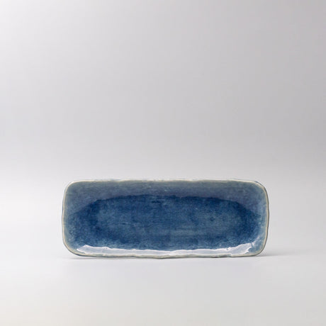 Plate Sashimi 31cm Amane Sapphire Glaze