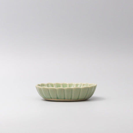 Bowl Oval 16cm Amane Emerald Glaze