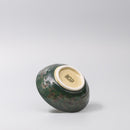Bowl 13cm Green Converging Line Glaze