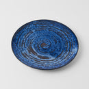 Dinner Plate 28cm Copper Swirl Glaze