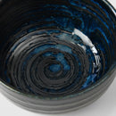 Bowl U Shape 13cm Copper Swirl Glaze