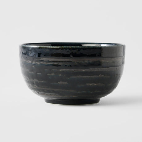 Bowl U Shape 13cm Copper Swirl Glaze