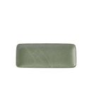 Plate Rectangular 29cm Green Fade Glaze