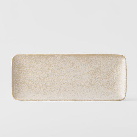 Plate Rectangular 29.5cm White Fade Glaze