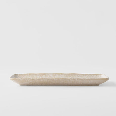 Plate Rectangular 29.5cm White Fade Glaze