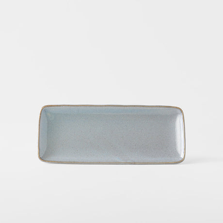 Sashimi Plate 29cm Steel Grey Glaze