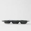Edamame Triple Pod Dish 200ml Indigo Blue