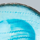 Plate Oval 24x20cm Sky Blue Glaze