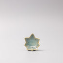 Sauce Dish Maple Leaf 6cm Mint Green