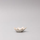 Sauce Dish Maple Leaf 6cm Ivory Fleck