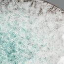 Plate Oval 24x17cm Aqua Splash Glaze
