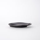 Plate Dimpled 15cm Craft Black Glaze