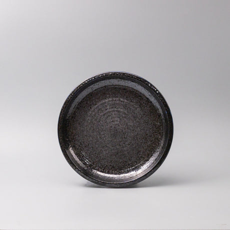 Plate Thick Edge 25cm Midnight Pearl Glaze