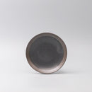 Saucer Bisque Edge 15cm Black