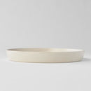 Plate High Rim 25cm Craft White Glaze