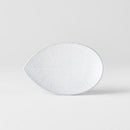Plate Oval 13.5cm Snow Leaf Glaze