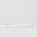 Half Moon Plate 21cm Ivory White Glaze
