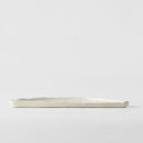 Half Moon Plate 27cm Ivory White Glaze