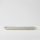Platter 50cm Crazed Blue Glaze