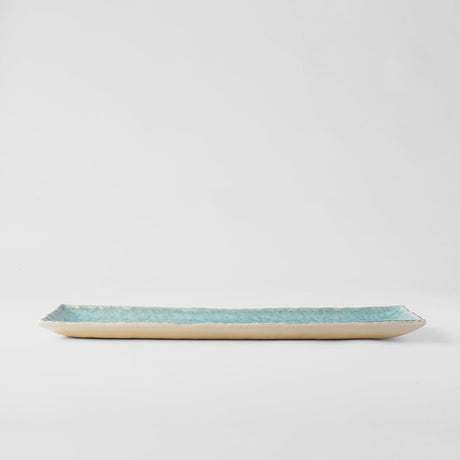 Platter 50cm Crazed Blue Glaze