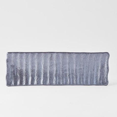 Sashimi Plate 33cm Crumpled Design