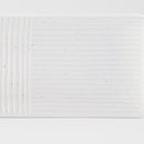 Sashimi Plate 33cm Line Design White Glaze