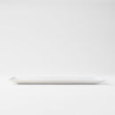 Sashimi Plate 33cm Line Design White Glaze