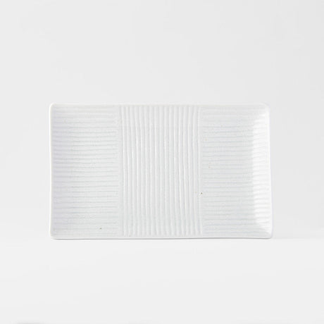 Sushi Plate 21cm Line White Design