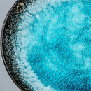 Plate Oval 18cm Sky Blue Glaze