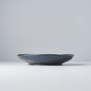 Dinner Plate Organic Shape 23cm Kanso Matt Black Glaze