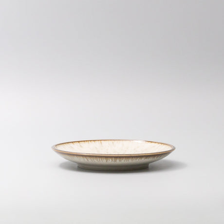 Side Plate 19cm Ivory Pearl Glaze