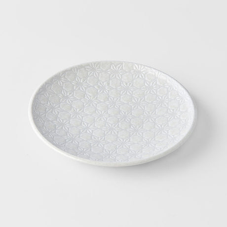 Tapas Plate 17cm White Star Glaze