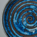Tapas Plate 17cm Copper Swirl Glaze