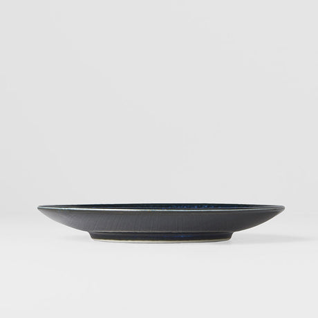 Tapas Plate 17cm Copper Swirl Glaze