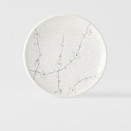 Tapas Plate 17cm White Blossom Glaze