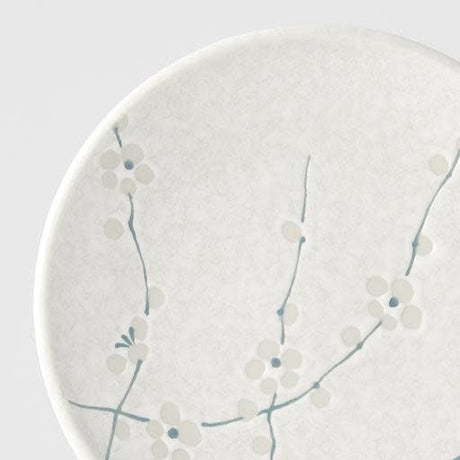 Tapas Plate 17cm White Blossom Glaze