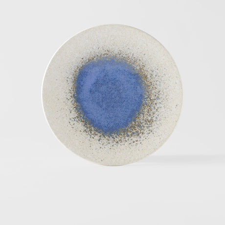 Dinner Plate 25.5cm Bright Blue Puddle Glaze