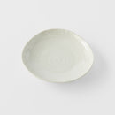 Saucer Organic Shape 13.5cm Kanso Soft White Glaze