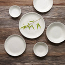 Dinner Plate 29.5cm White Spiral Glaze