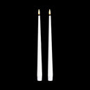 bulk 24 Led Tappered Dinner Candle White 24cm
