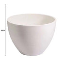 Polished Vintage White Planter Bowl 30cm