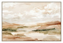 Shape Of Stillness Framed Artwork 120cm