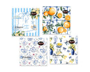 bulk 960 Casa Costa Napkins 2Ply 4 Asst 33cm