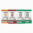 ASMOKE 4-Piece Premium Wood Pellet Variety Pack - Oak, Cherry & 2x Apple (4 x 2.27kg Bags)
