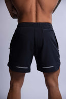 MEN'S PRO-TECH PERFORMANCE SHORTS BLACK MEDIUM