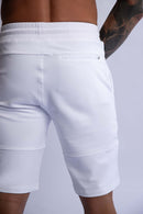 SLIM FIT TERRY SHORTS WHITE X-LARGE